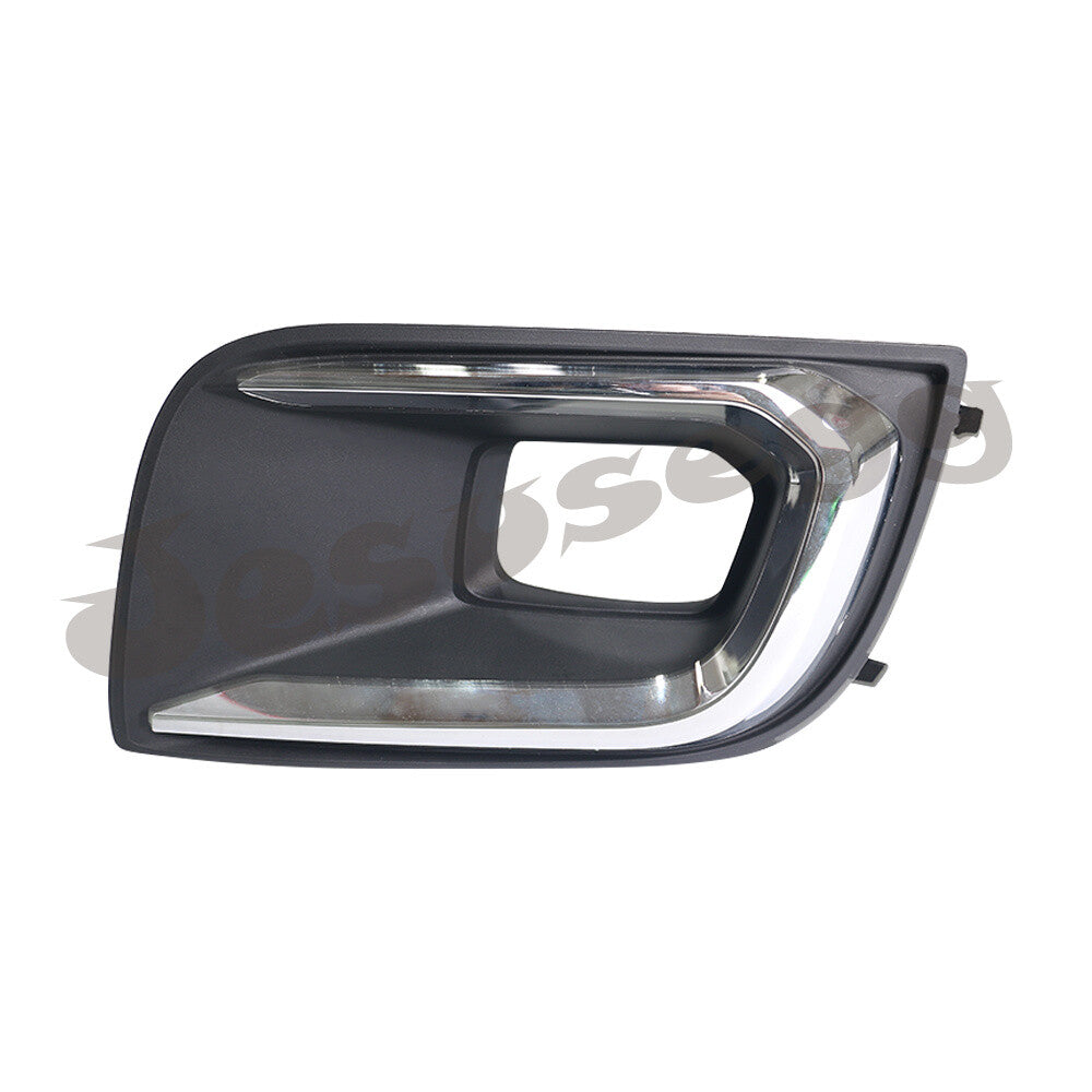 Front Left Bumper Foglight Bezel Cover Chrome Trim Fits for Toyota Sequoia 2018-2021