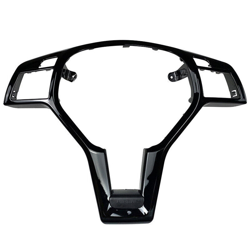 F¨¹r for Mercedes-Benz W204 W217 12-14 Lenkrad Rahmen Abdeckung Blende Gl?nz Schwarz