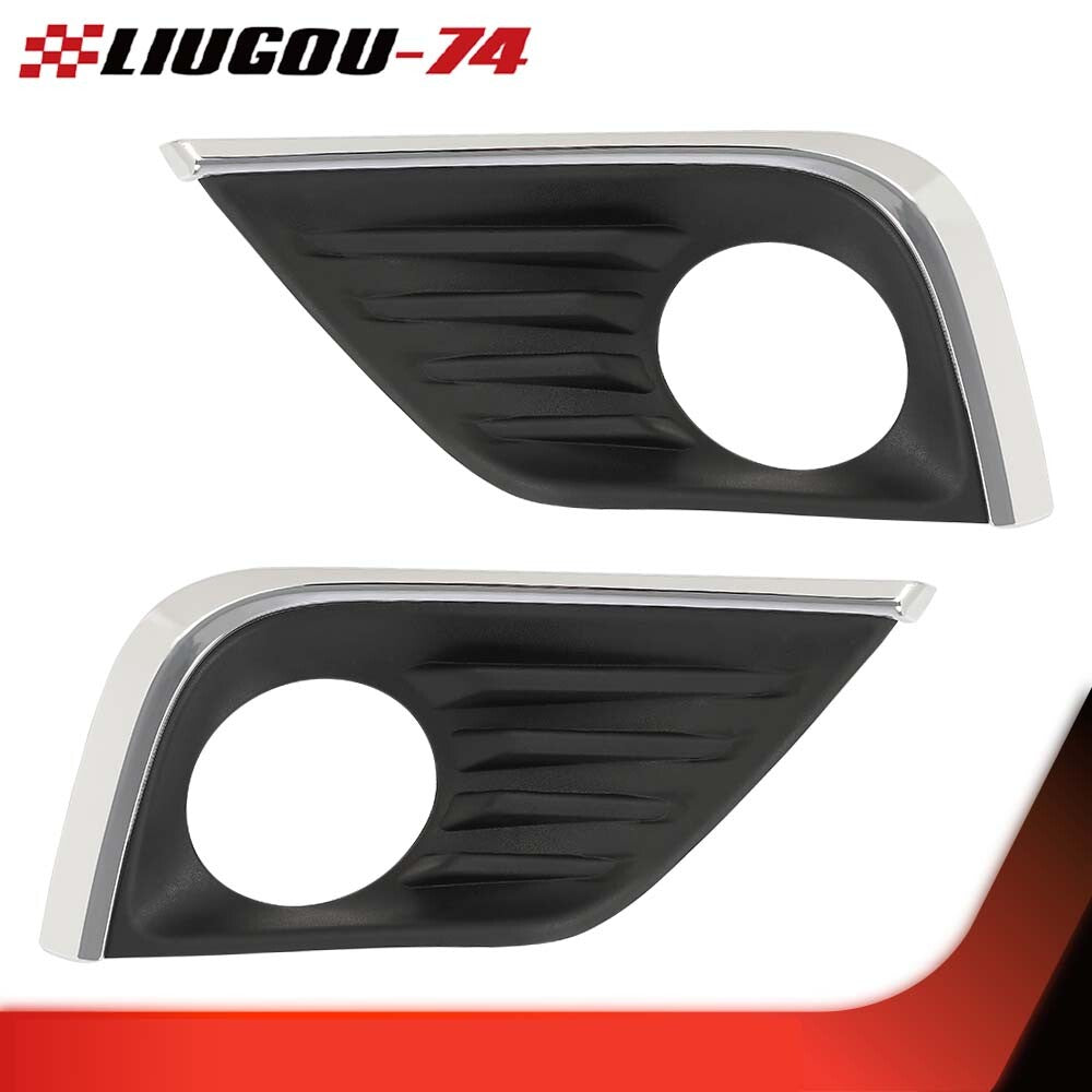 Suitable for 2016-2018 for Nissan Altima fog light cover with chrome trim, 1 pair