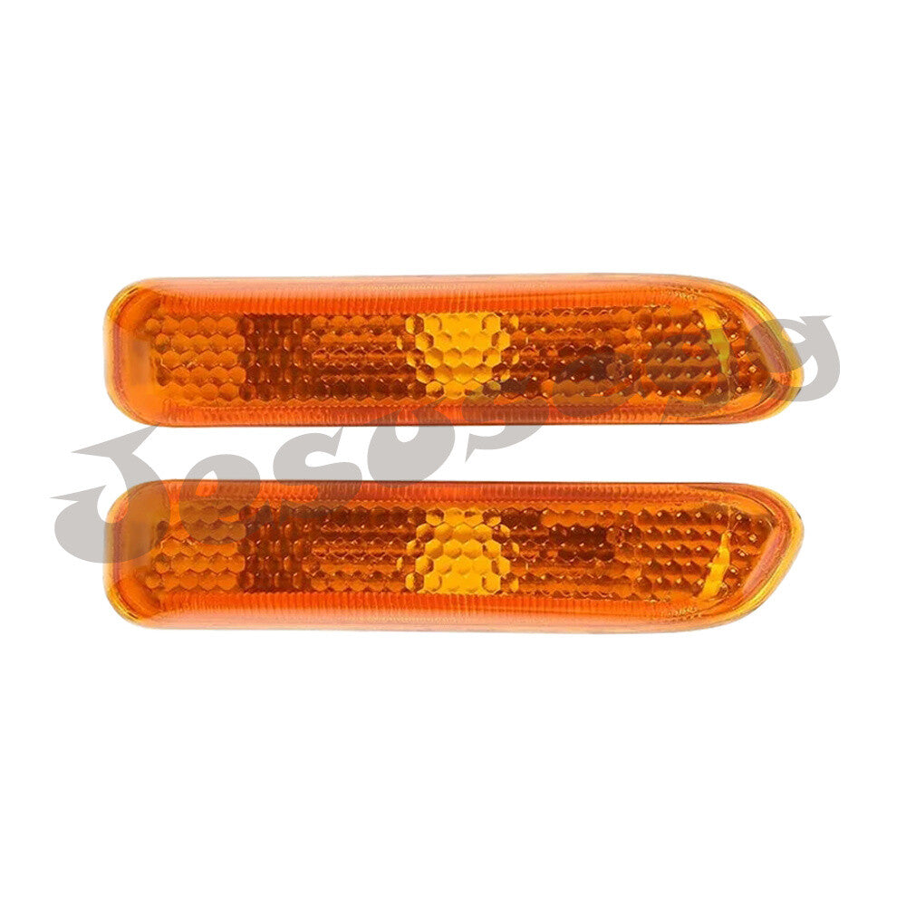 For 1998-06 for BMW E46 Coupe Yellow Sequential LED Side Marker Indicator Light Cap