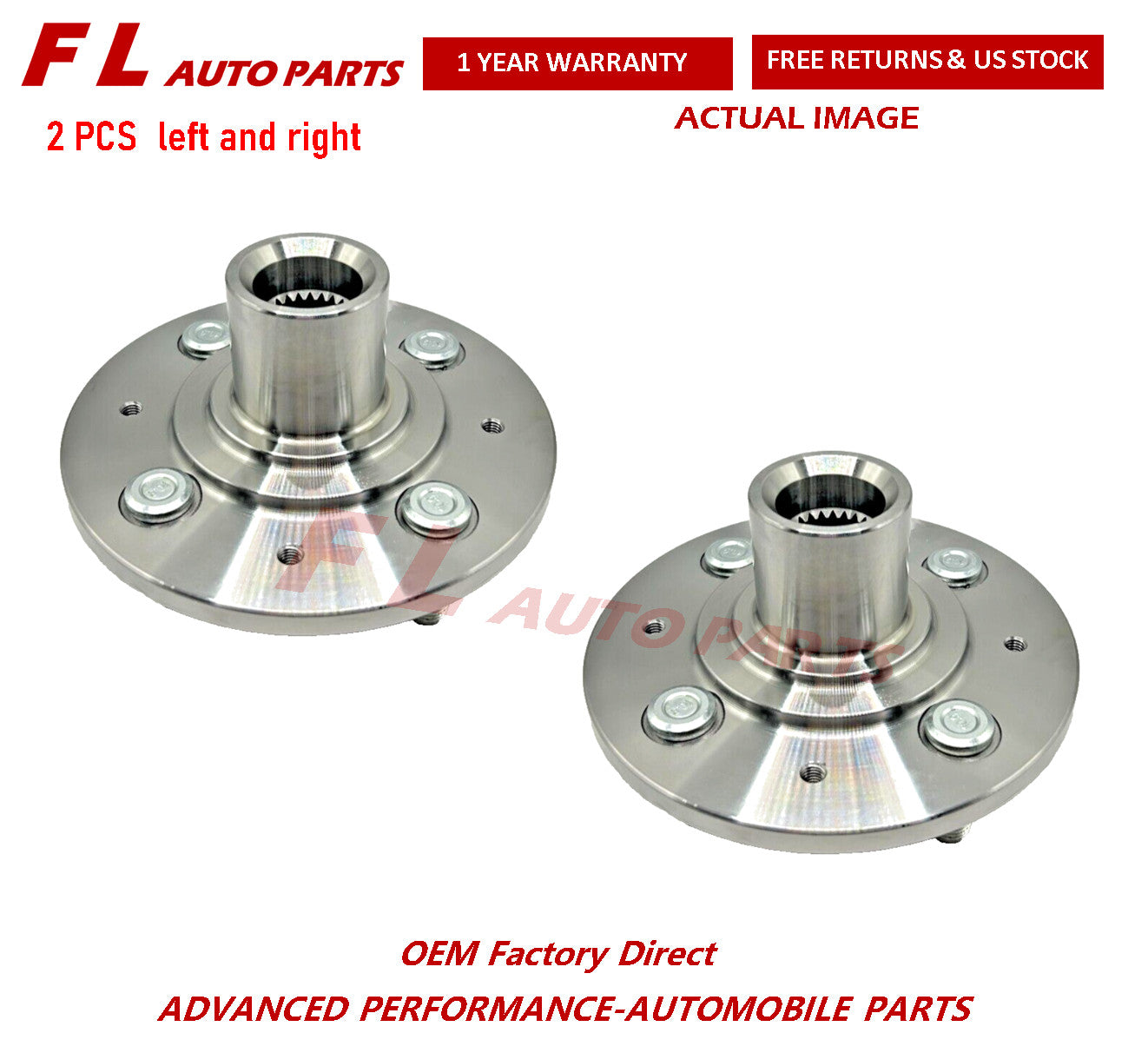 For 1990 1991 1992 1993 for Acura Integra Front Wheel Hub 44600-SK7-000 2 Side