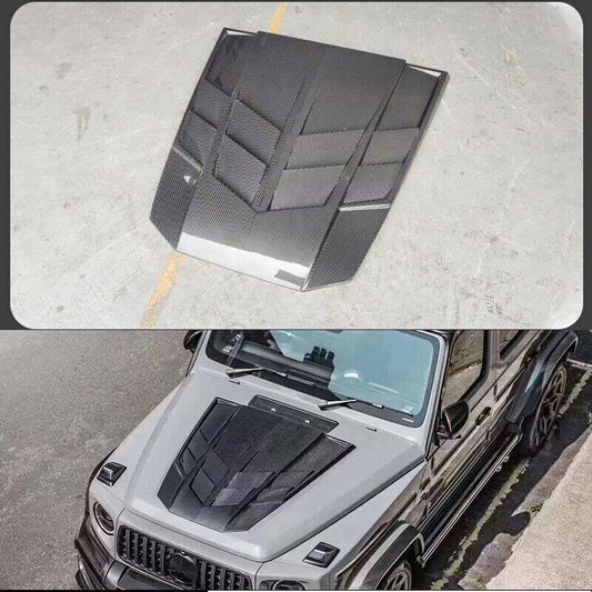Carbon fiber engine hood cover suitable for Mercedes-Benz W464 G63 G500 2019-2024