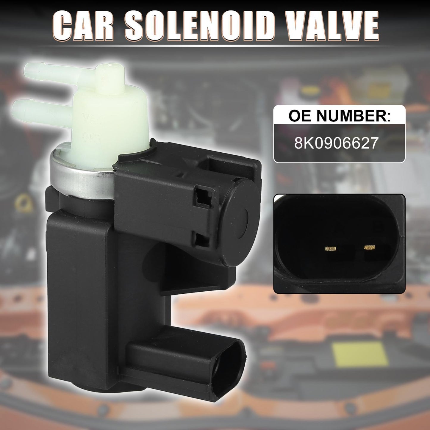 Turbo pressure solenoid valve 8K0906627 is suitable for Audi A4 B8 8K 2.0TDI (2008-2010).