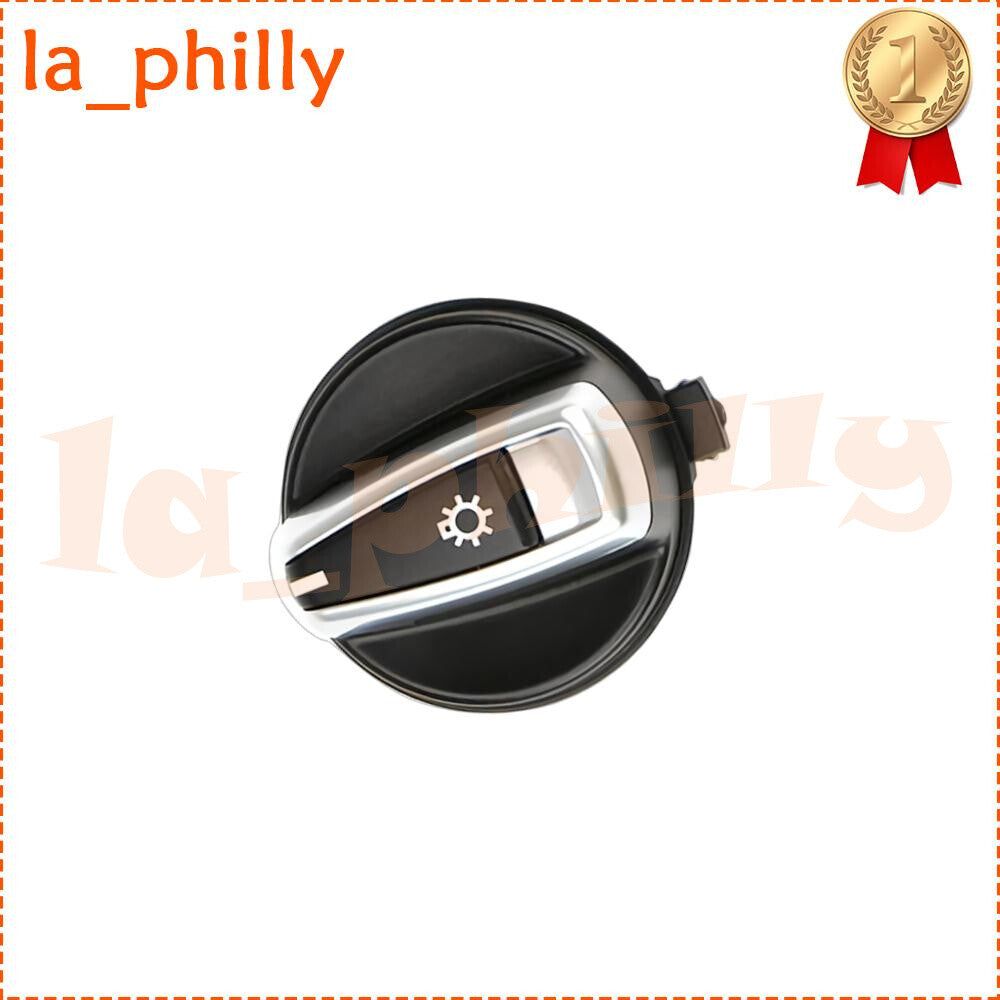 ABS Black for BMW 3 Series E84 E90 X1 Automotive Headlight Switch Rotary Button