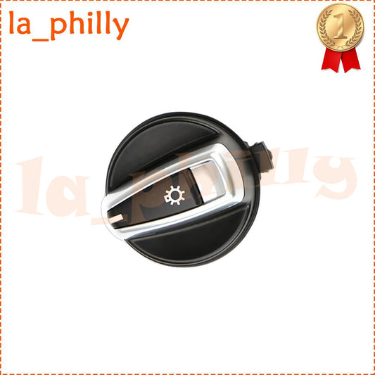 ABS Black for BMW 3 Series E84 E90 X1 Automotive Headlight Switch Rotary Button
