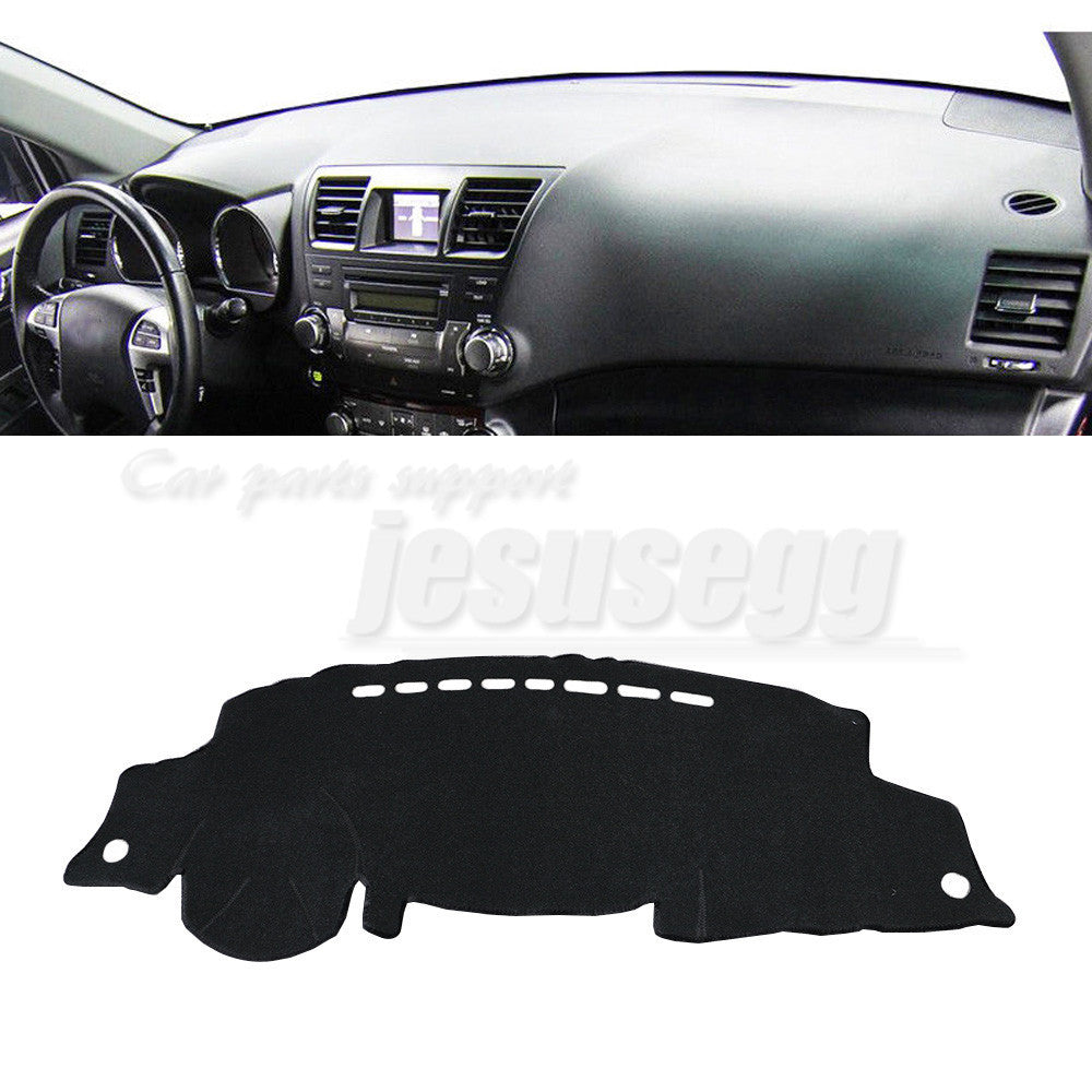 For 08-13 for Toyota Highlander LHD Interior Sun Shade Visor Pad Dashboard Cover Mat