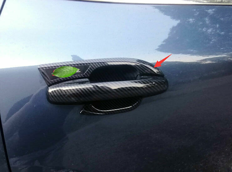 for Ford Escape 20-22 Carbon Fiber Exterior Side Door Bowl Moulding Cover Trim
