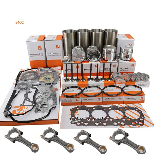 S4Q S4Q2 S4Q2-T Overhaul Rebuild Kit+4PCS connecting rod for Mitsubishi Engine??