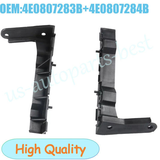 Pair LH RH Front Bumper Guide Bracket Left for AUDI for A8 Quarrto D3 04-10 Sedan