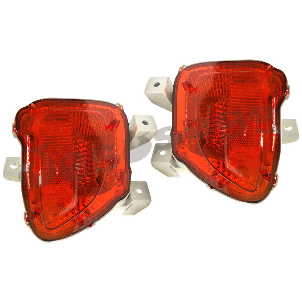 2pcs For 2005-2012 for Toyota RAV4 Rear Lower Bumper Tail Right+Left Fog Lamp Light