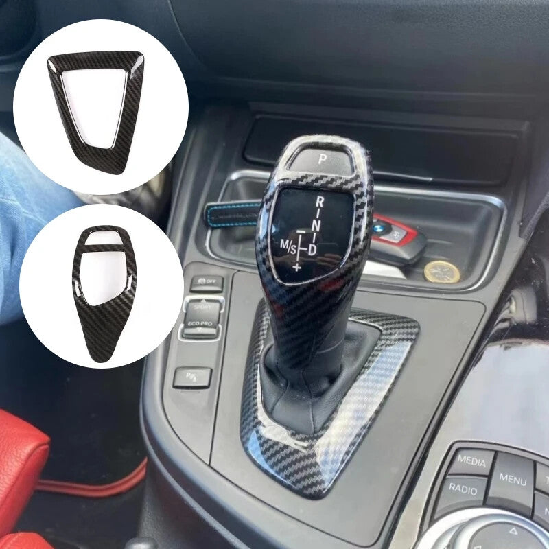 Car Gear Shift Knob Cover Trim Sticker for BMW X3 X4 F20 F21 F30 F32 F10 F07