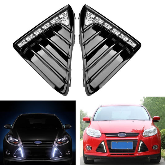 A pair of front-wheel drive daytime running lights and fog lights (DRL) for Ford Focus 2011-14 LED