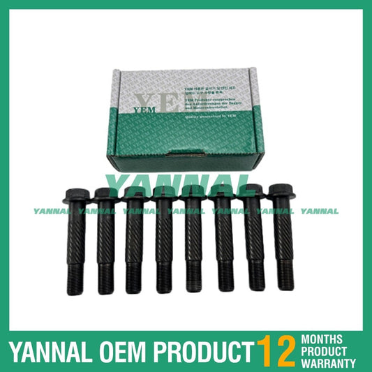 8 new A2300 connecting rod bolts for Neumeier NR3.4 excavators