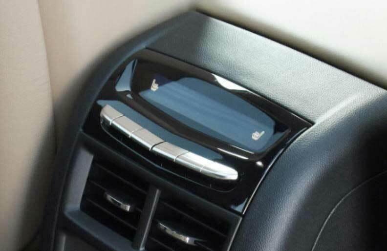 for Cadillac XT5 2017-2024 Matte Silver Rear Air Outlet Vent Frame Cover Trim 1P