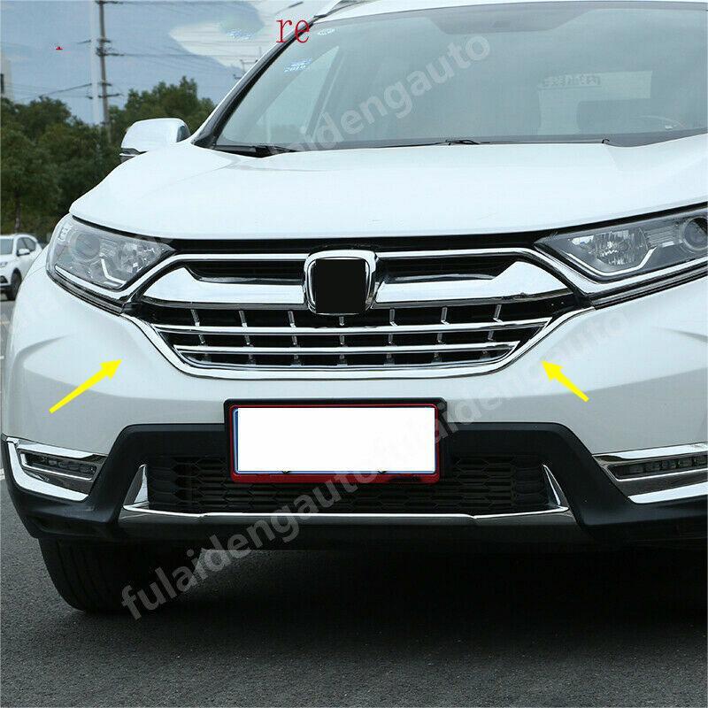for Honda CRV CR-V 2017-19 Chrome ABS Front Center Radiator Grille cover Trim 1x