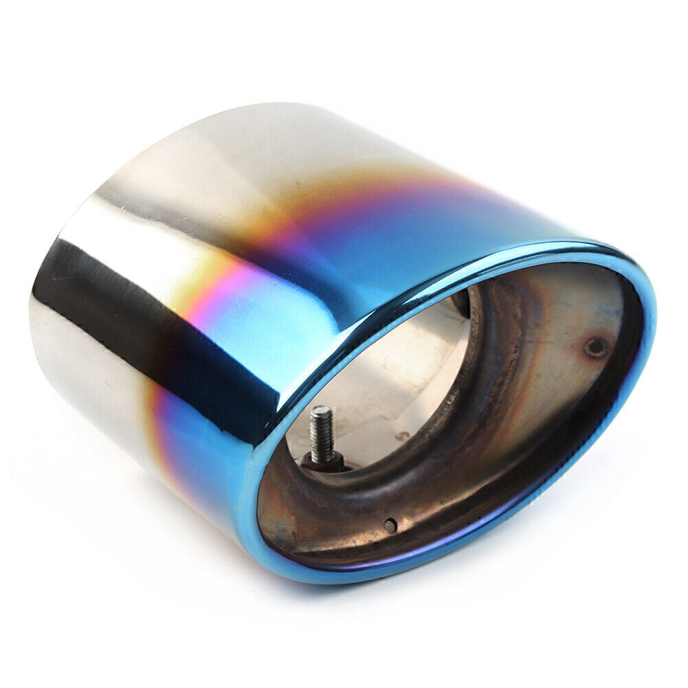 Stainless Steel Blue Rear Exhaust Tail Pipe Tip Muffler for Honda Accord 2008-12