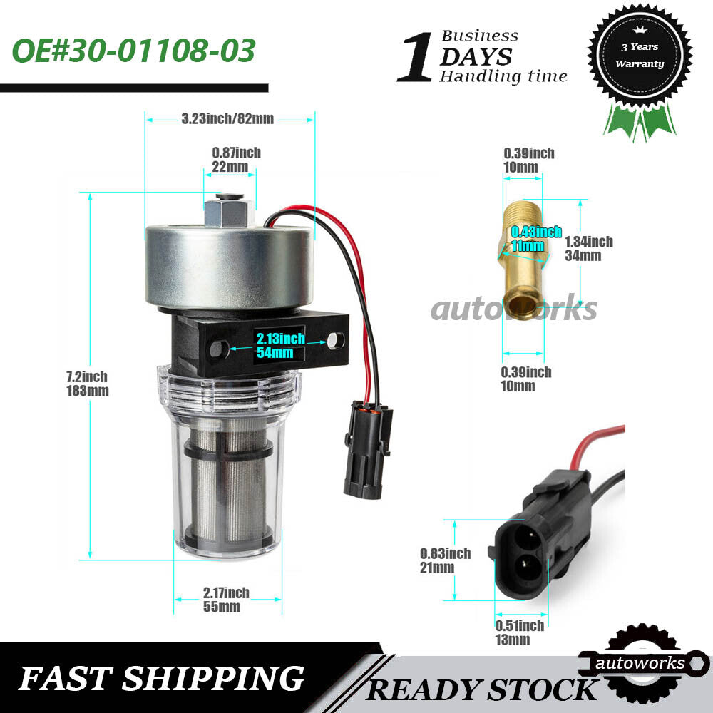 Fuel Pump 41-7059 For Thermo King Carrier MD KD RD TS URD XDS TD 30-01108-03 NEW