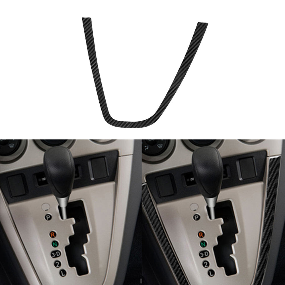 Carbon Fiber Gear Shift Surround Frame Cover Trim for Toyota Matrix 2009-2014