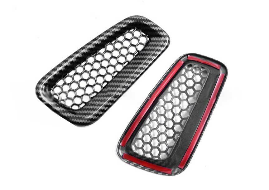 for Honda for Civic 11th 2022+ Carbon Fiber Dashboard Side Air Vent Outlet Frame