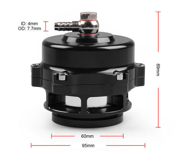 50mm Turbocharger V-Band Blow Off Valve + 44mm MVR External Wastegate V-flange