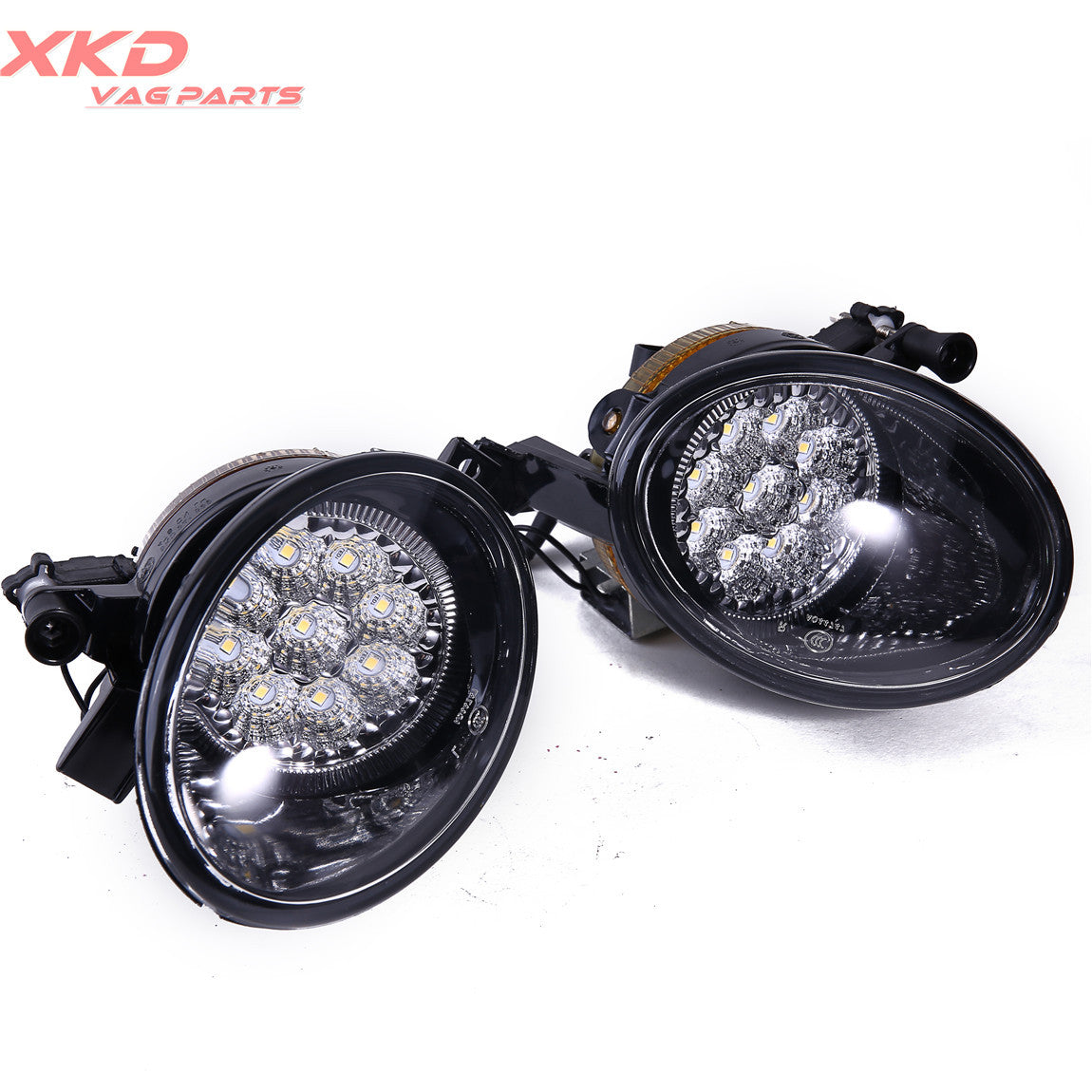 Front Lower Clean LED Fog Light Lamp Fit for VW for Jetta for Golf MK6 Plus Eos