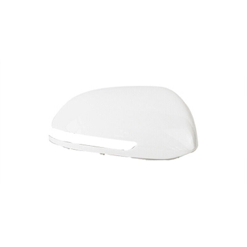 White Right Side Rearview Mirror Shell Cover Cap for Kia Pegas 2017 2018-2019