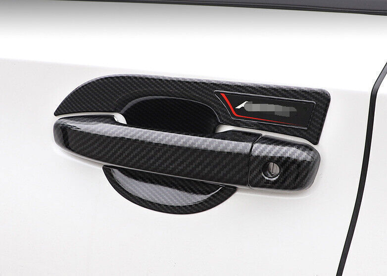 for Honda Accord 18-22 12P Carbon Fiber Side Door Handle Bowl Molding Cover Trim