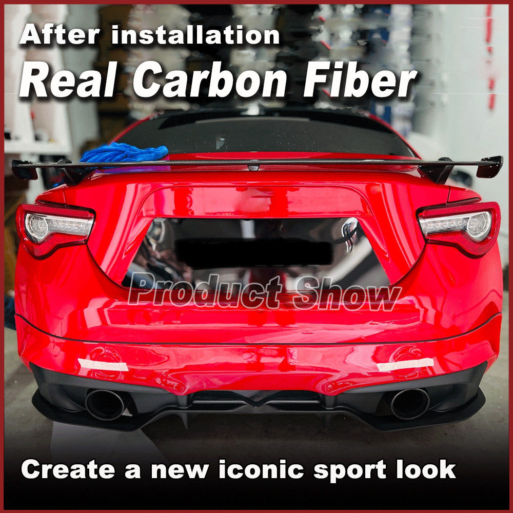 5X REAL Carbon Rear Trunk Spoiler Lid Wing Fit for Toyota 86 for Subaru BRZ 2013-19
