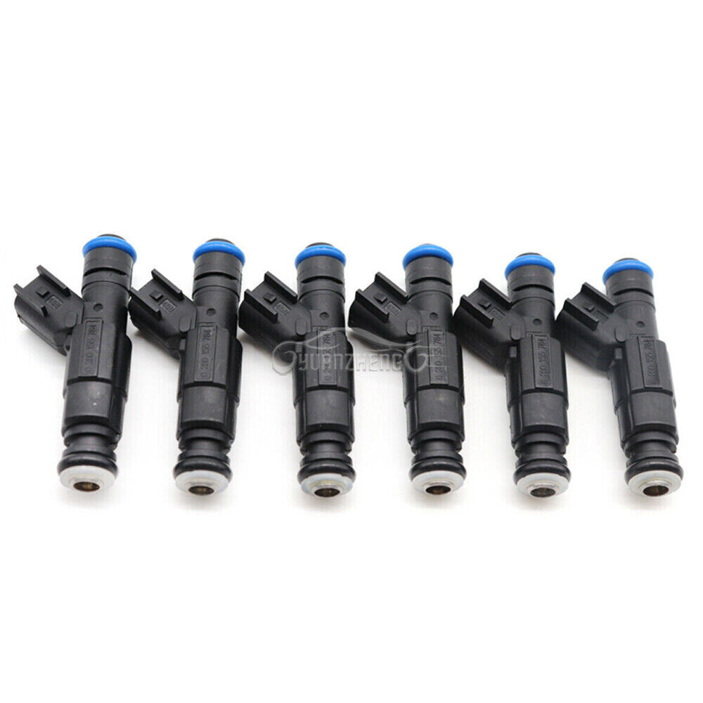 0280155784 6x 4-hole fuel injector upgrade for 1999-2004 4.0L for Jeep Cherokee