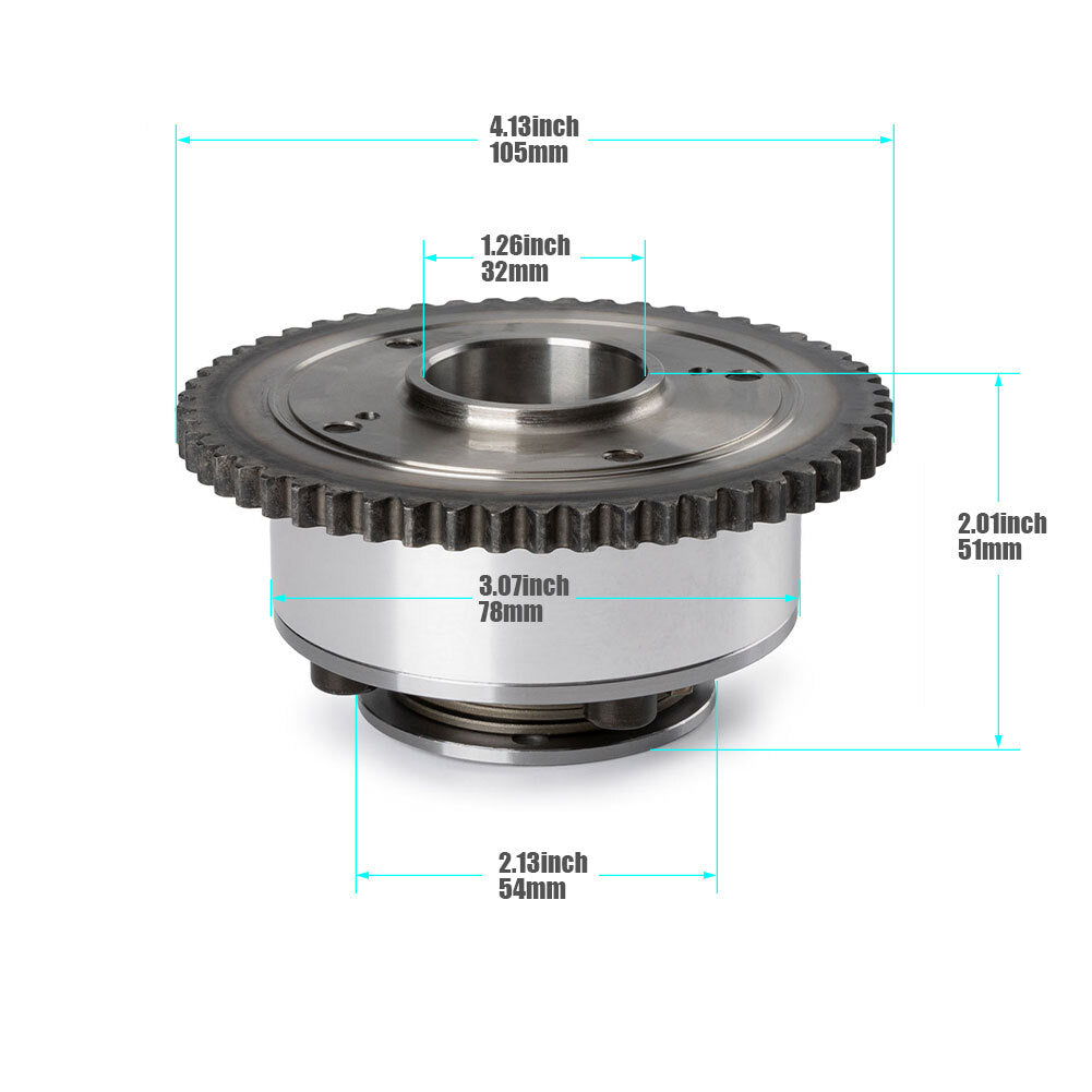 24370-2E020 Exhaust CVVT Gear New Model Suitable for Kia Soul and Forte, for Hyundai for Elantra Kona