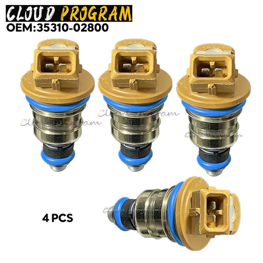 4Pcs 35310-02800 Fuel injector GLP LPG for KIA Ray 11 Morning 2008-2011