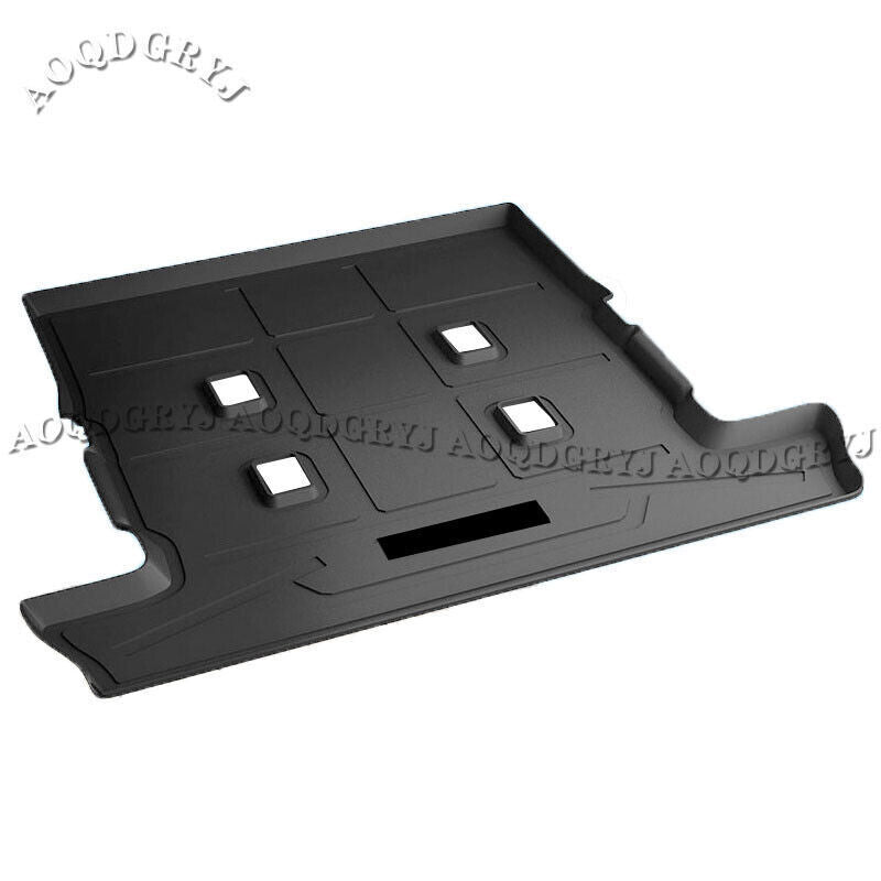 for LEXUS LX570 2016-2021 Car Black Inner Rubber Rear Cargo Trunk Floor Mat Pad