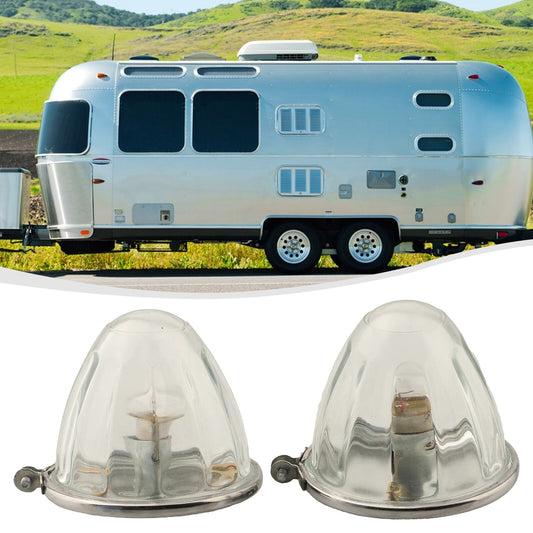 2-Piece Amber Watermelon Light Glass Kit for Gap Lights and Mudguard Lights