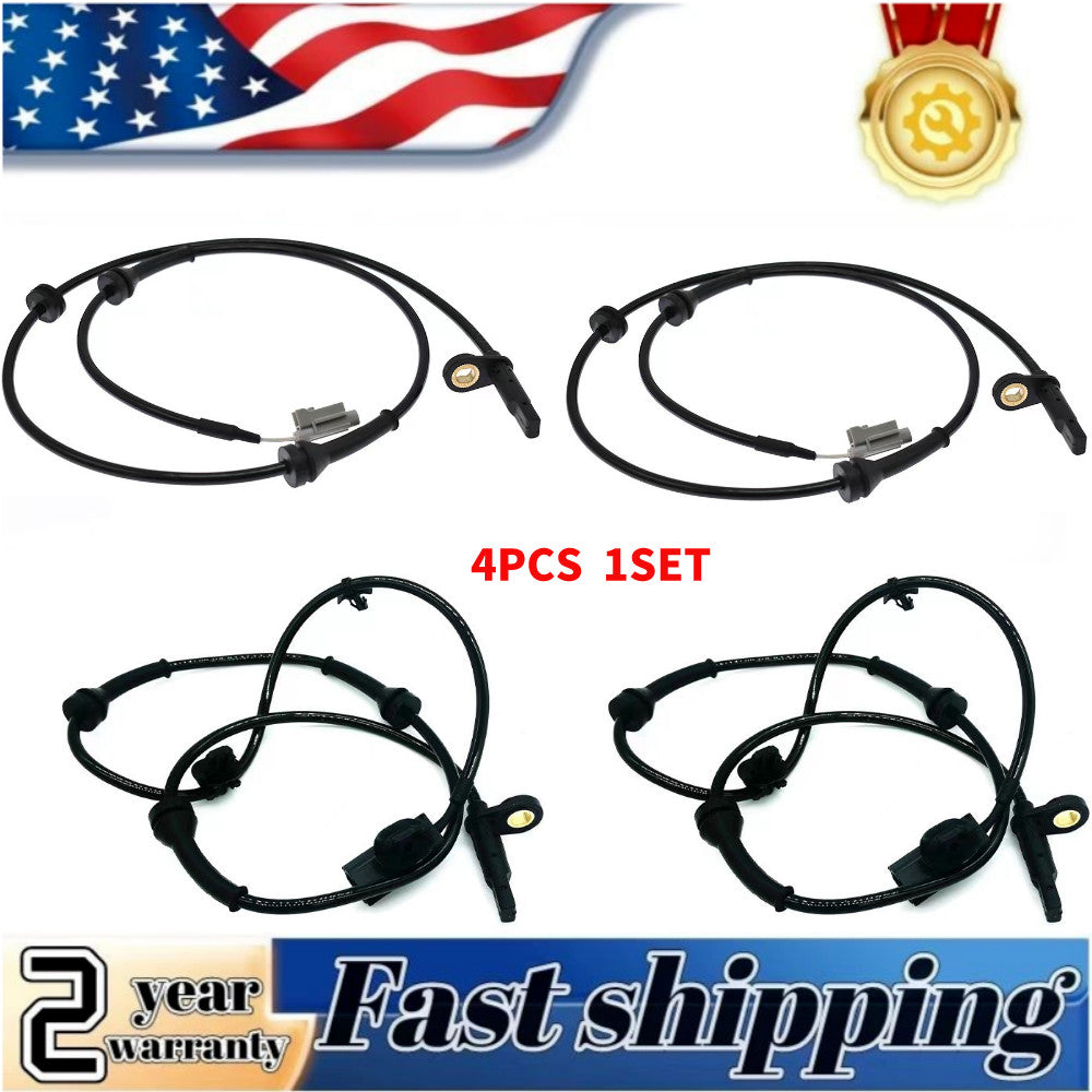 One set of front and rear wheel speed sensors for Altima 2013-2018 (47910-3TA1A-)