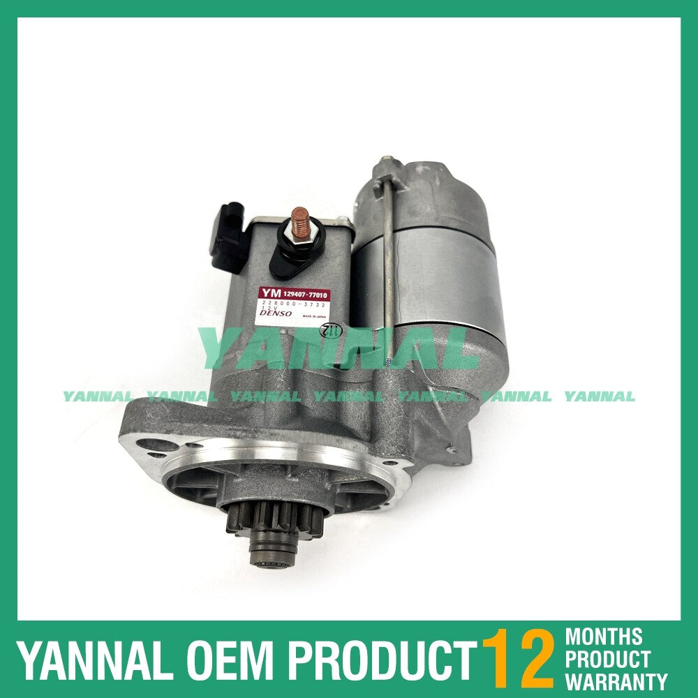 4TNE84 4TNV84 3TNV84 4TNV88 Beginner Motor 129407-77010 13T Suitable for Yanmar