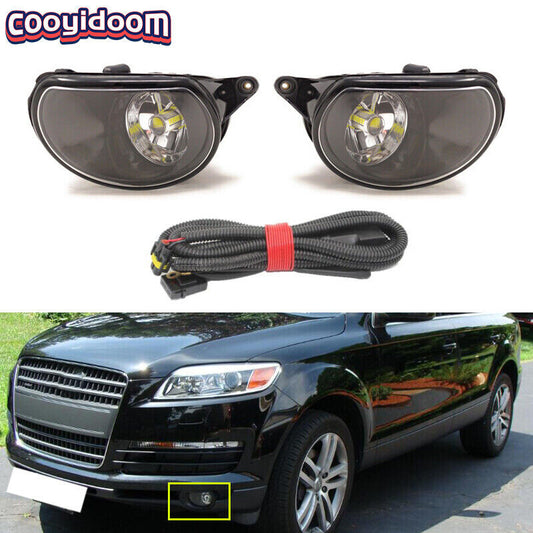 For 2006-2009 for Audi Q7 LED Front Bumper Fog Light Fog Lamp With Wire LHRH