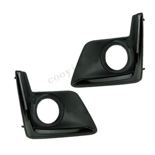 1 Pair Fog Driving Light Lamp Bezel LH RH Black for Subaru Crosstrek 2016-2017