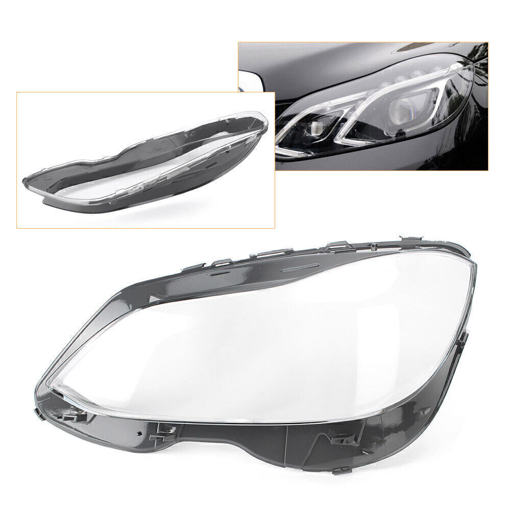Left Side Headlight Headlamp Lens Cover Shell for Mercedes-Benz W212 2014-2015