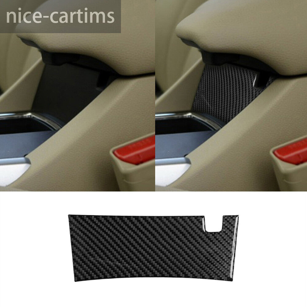 Carbon Fiber Central Control Armrest Lower Panel Trim for Honda Accord 2013-2017