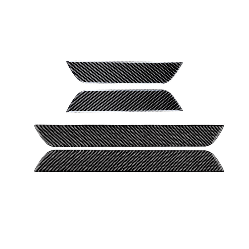 4 x carbon fiber door sill trim for Porsche Taycan 2019-2022