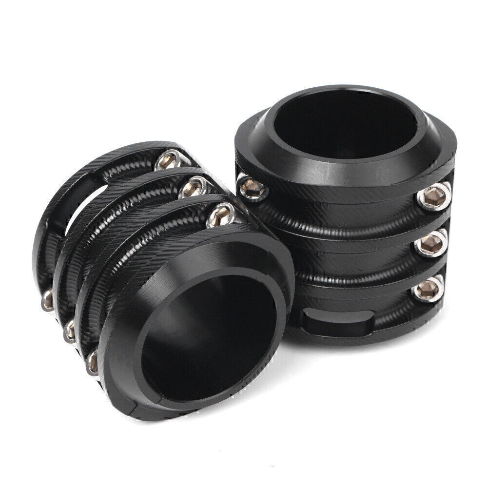 Front Fork Tube Shock Boot Slider Cover Fit for BMW R 1200GS Adv 2013-16 Black 2pcs