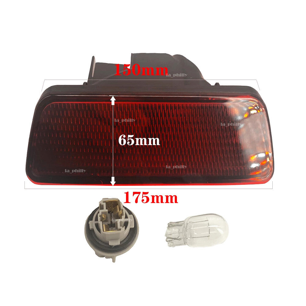 for Nissan for X-Trail T32 Rogue 2014-2020 Rear Tail Bumper Center Reflector ABS Red