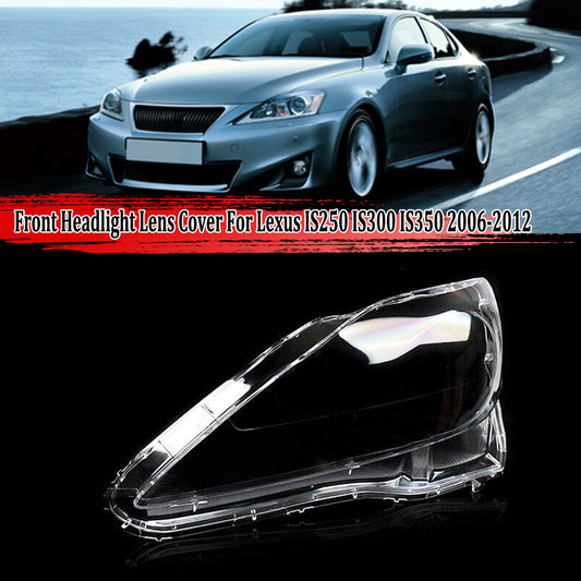 Front left headlight lens protective cover housing, ABS, suitable for Lexus IS250 IS300 IS350 2006-2012