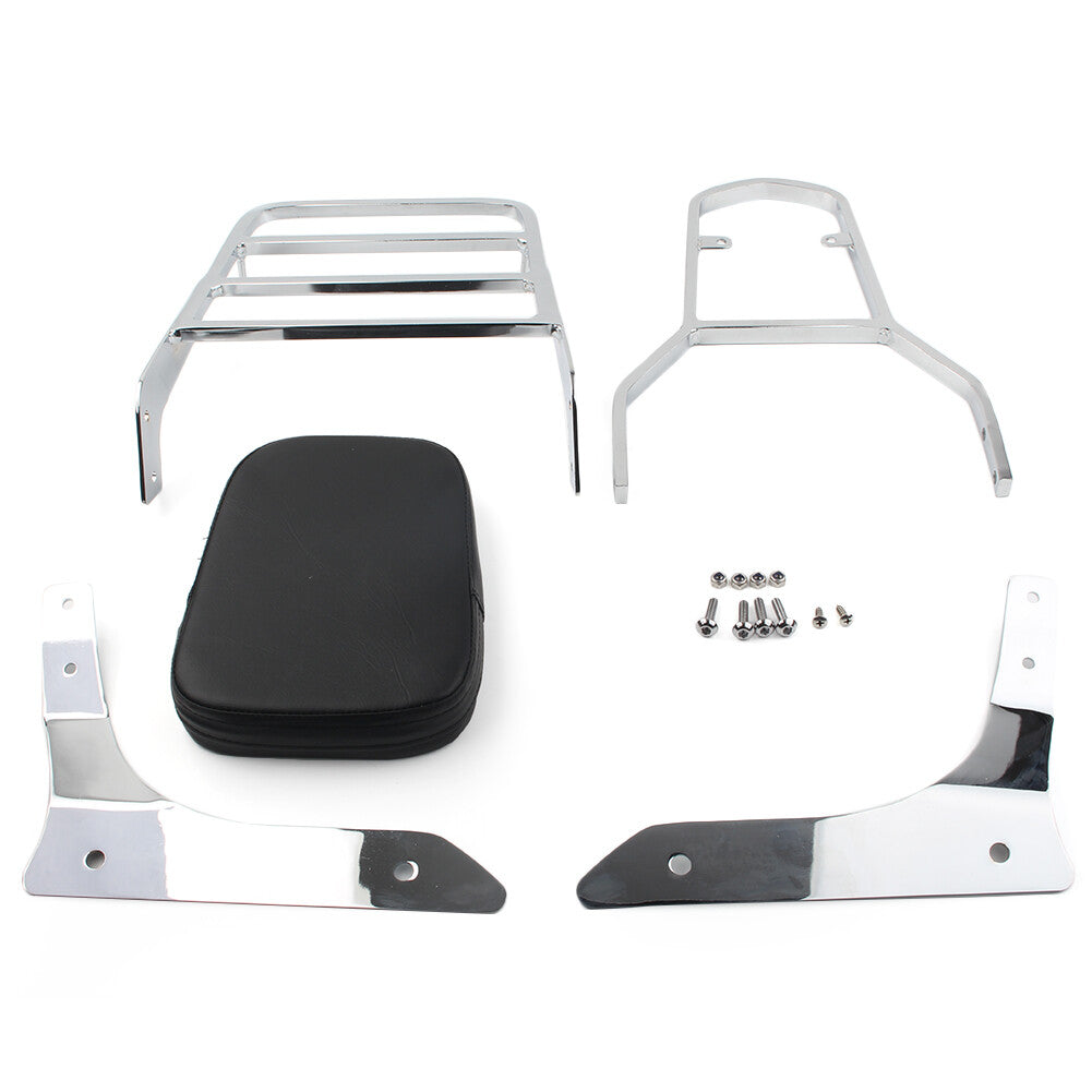 Backrest Sissy Luggage Rack Passenge for Yamaha Stryker 1300 XVS1300 2011-17