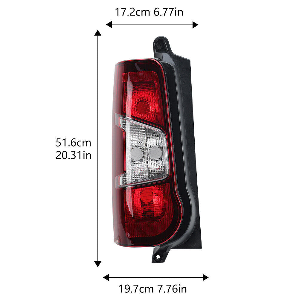 for Peugeot Partner Van 2019 2020-23 Right side tail Lamp Tail light 9819235880