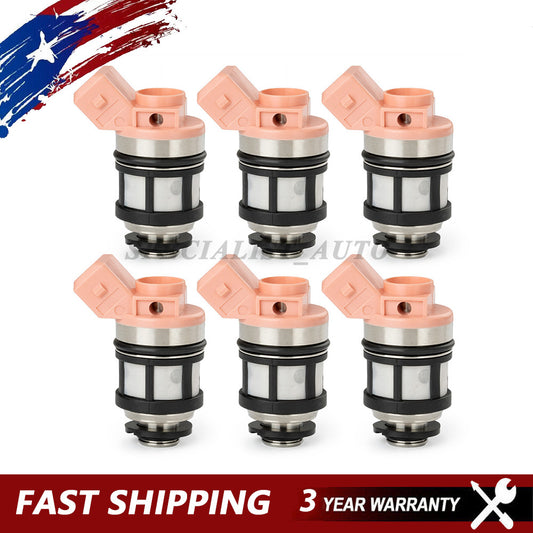 6X for Nissan Pathfinder Quest D21 pickup 3.0L 16600-88G10 fuel injector JS20-1