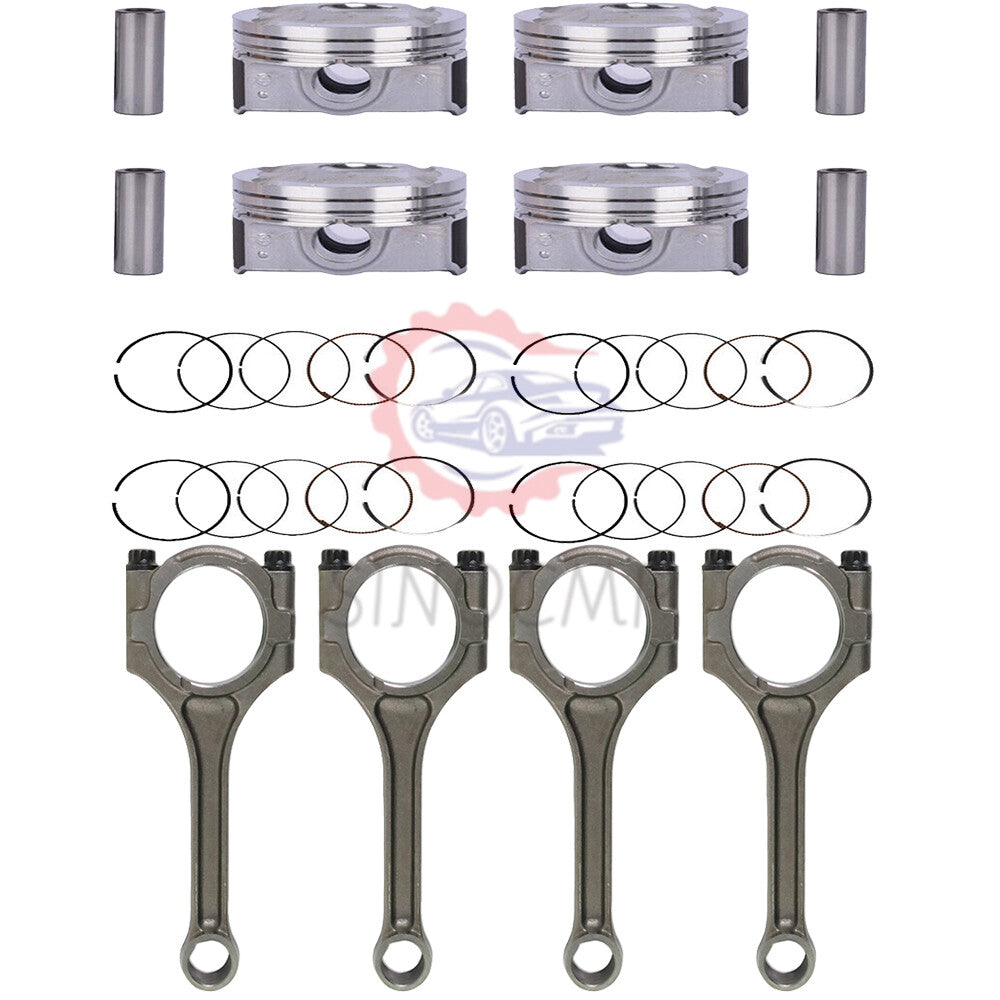 4 x Piston  Rings Connecting Rod 23510-2B010 for Hyundai Accent1.6L Parts