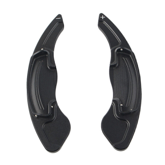 2x Car Steering Wheel Shifter Paddle Extension Fit for Honda Accord for Acura CDX Black