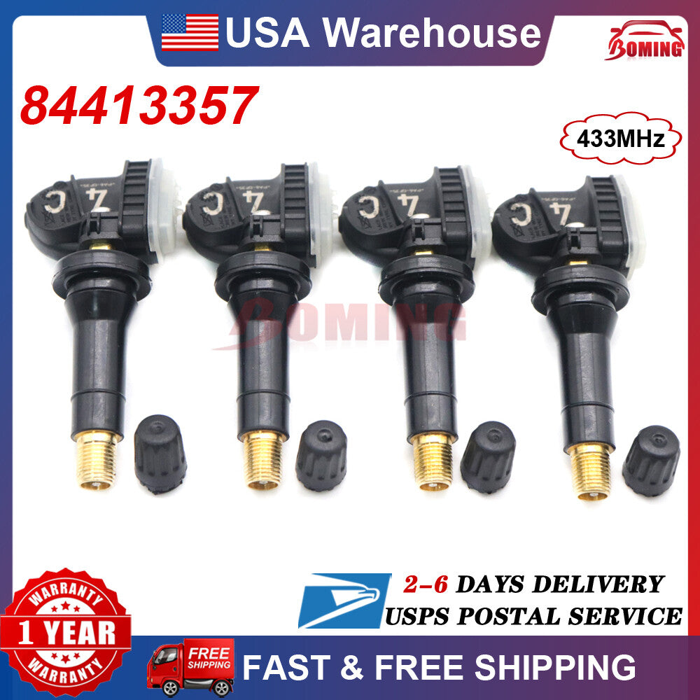 Suitable for 2018-22 for GMC for Cadillac for Chevrolet for Buick 84413357 new Tire Pressure Sensor (TPMS) 4-Piece Set
