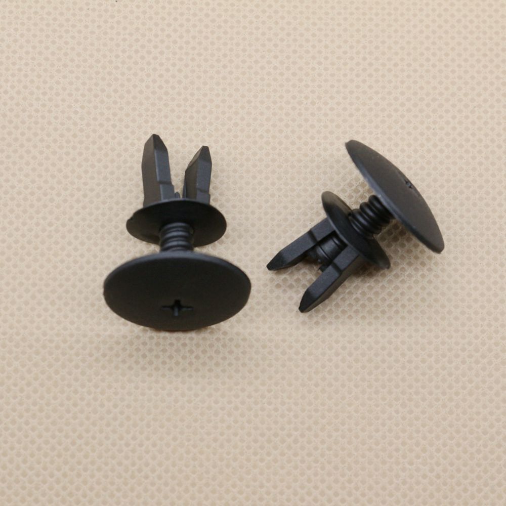 10Pcs Rain Tray Trim Nylon Rivet Fastener Clip for VW for GOLF MK3 VR6 GTI